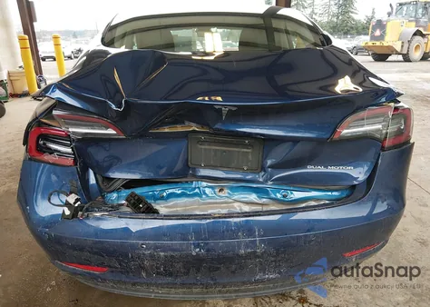 2022 Tesla Model 3 Long Range Dual Motor All-Wheel Drive z USA, uszkodzony, nr VIN 5YJ3E1EB6NF182794